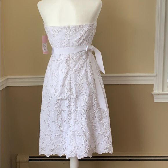 LILLY PULITZER | Sienna Dress Lace Strapless Dress Size 10 NWT - Picture 5 of 10